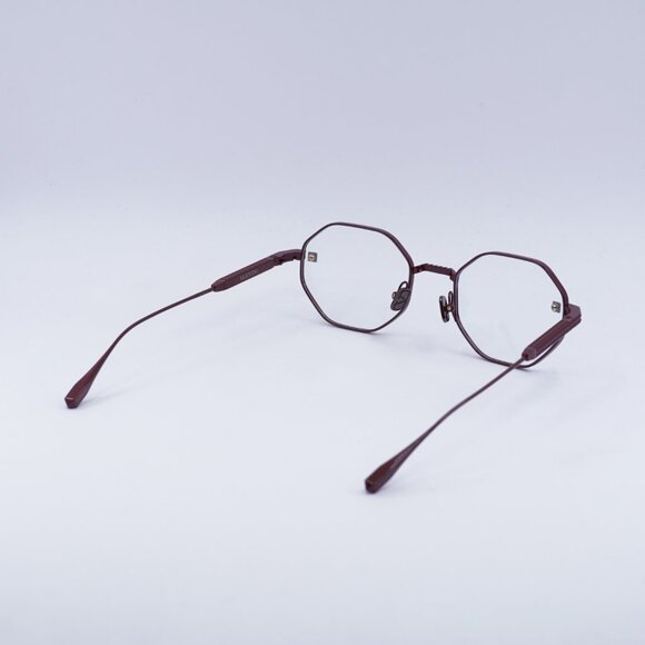 Valentino V-STUD VLX-122B Eyeglasses Bordeaux 52mm Geometric Frame - Picture 4 of 10
